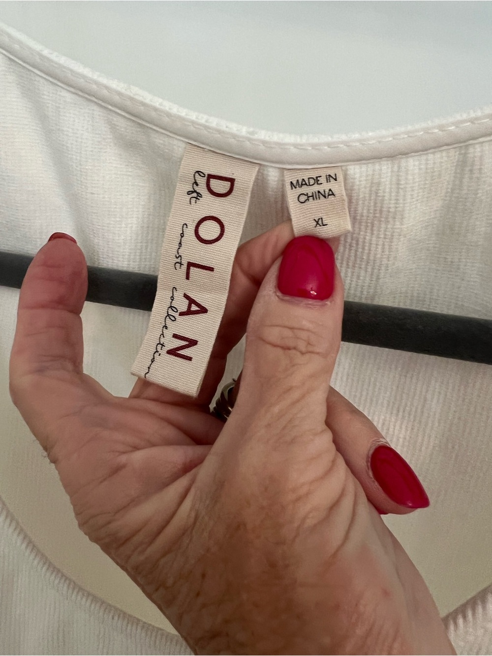 DOLAN White Ribbed Tank Top